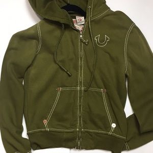 True Religion Zip Up Hoodie
